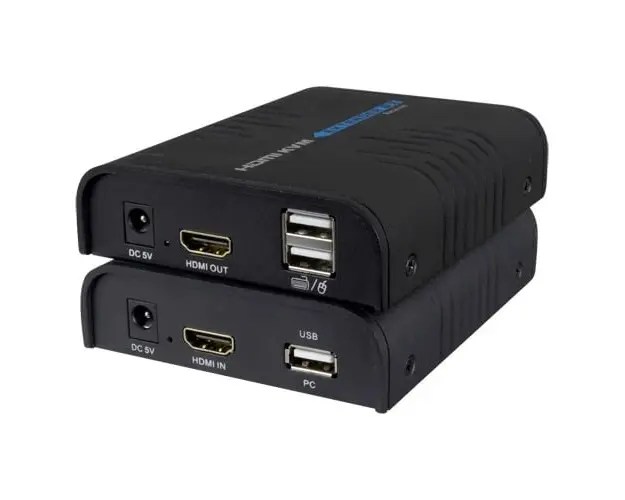 Extender HDMI (1080P) + USB over IP Signal 100m, UTP, multicast SAF-KVM