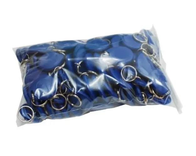 Pachet 100 Taguri de proximitate RFID de tip Breloc, cod secvential PACK-IDT-2000EM