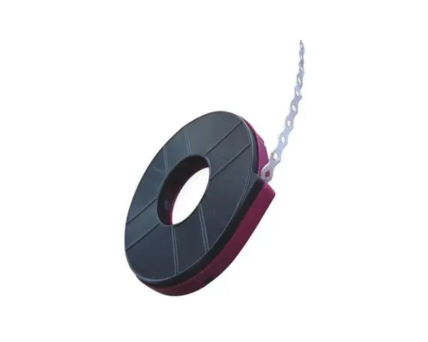 Banda perforata din otel galvanizat 10m, 17x0.8mm, orificiu de 6mm, Adeleq 01-672