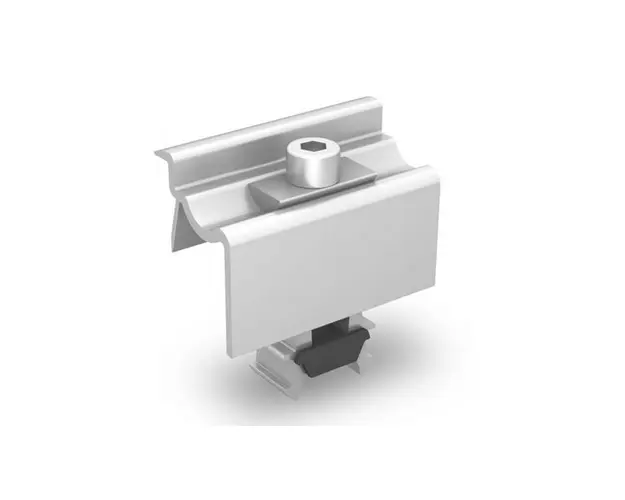 Clema de capat, K2 2002514, pentru module solare de 30-42mm inaltime, aluminiu