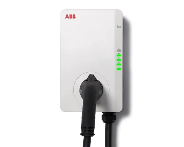 Statie incarcare EV, ABB Terra AC 22 kW, trifazica, cablu 5 metri, fisa type2, RFID, 4G, ABB-6AGC082157