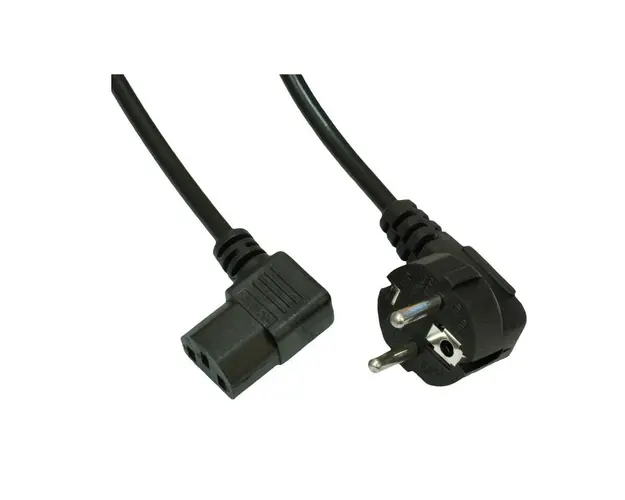 Cablu de alimentare AK-PC-02A, 250V, 10A, 1.5m, negru, cu impamantare