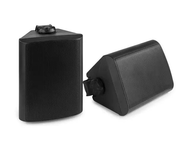 Set 2 boxe, 45W RMS, 8ohm, IPX5, interior/exterior, negru, Power Dynamics BGO65-BL