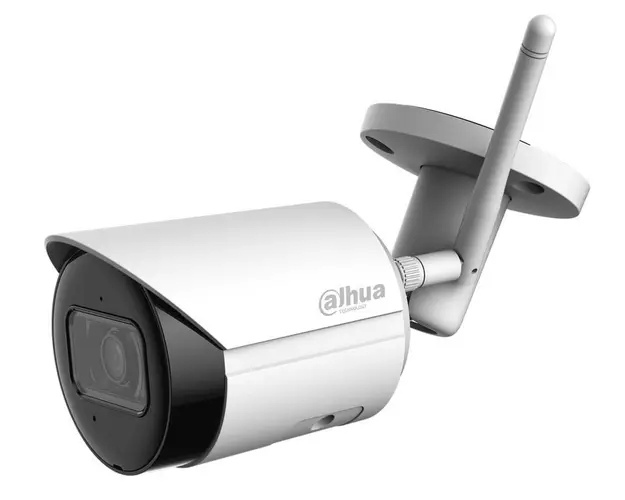 Camera de exterior IP WiFi, 4MP 2K, IR 30m, lentila 2.8 mm, Microfon, MicroSD, Dahua IPC-HFW1430DS-SAW-0280B