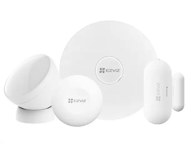 Kit Senzori Ezviz CS-B1, ZigBee, Gateway, PIR, buton smart, senzor deschidere-inchidere