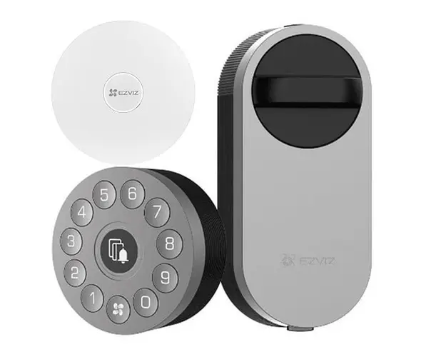 Incuietoare inteligenta Ezviz CS-DL01S/DL01CP/A3(kit), ZigBee, baterii AA