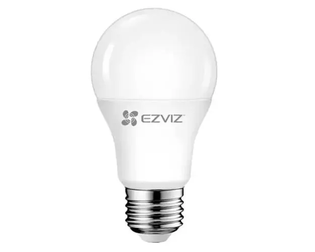 BEC Smart Wi-fi Ezviz LB1 CS-HAL-LB1-LWAW, Culoare calda 2700K, 806Lm, Control Vocal din telefon, Dimabil