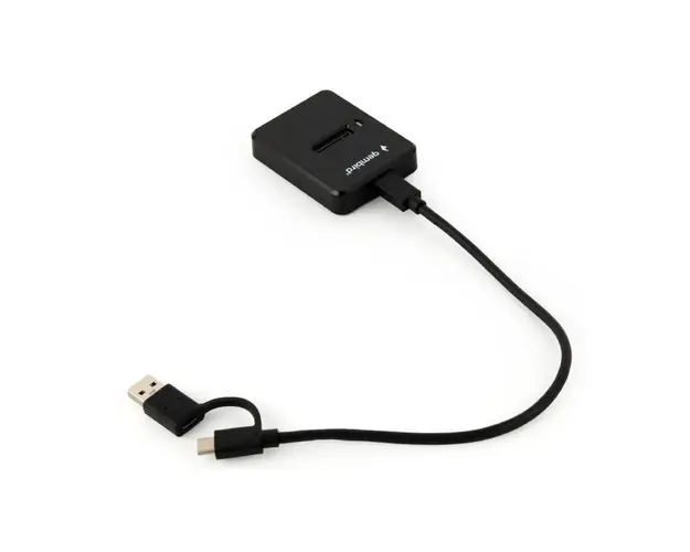 Adaptor USB Type-C 3.1, Gembird DD-U3M2, drive slot M2, SATA, NVME SSD, statie andocare, negru