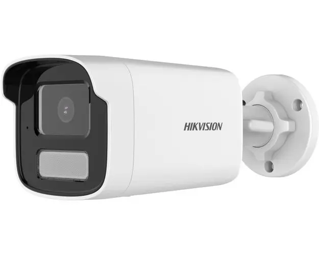 Camera supraveghere IP Hikvision DS-2CD1T23G2-LIU(4mm), 2MP, Smart Hybrid Light LED alb + IR 50m, 4mm, Microfon, PoE, IP67
