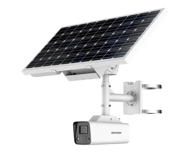 Camera de supraveghere 4G cu Baterie si Panou solar, 4MP LED 30m, Hikvision DS-2XS2T47G1-LDH6/4G