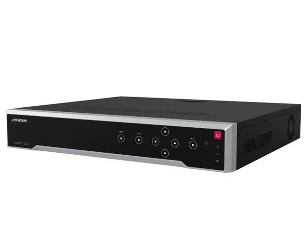 NVR 32 canale, 8K, 32MP, Hikvision DS-7732NI-M4/24P, 100/1000 Mbps, 1x RCA, Alarma 16/9, 24 porturi PoE, montare in rack de1.5 U