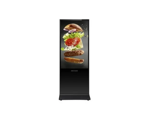 Totem digital (Digital Signage), DLED, 42.5inch, difuzoare incorporate, intrari 2x HDMI, 1x Audio, 1x VGA, Hikvision DS-D6043UL-B/S