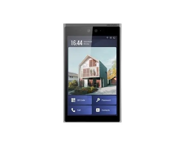 Videointerfon Hikvision DS-KD9633-WBE6, Wi-Fi, ecran LCD 10.1inci, 2 microfoane omnidirectionale, difuzor, ecran tactil UI, WEB, camera 2MP, IP65, IK07