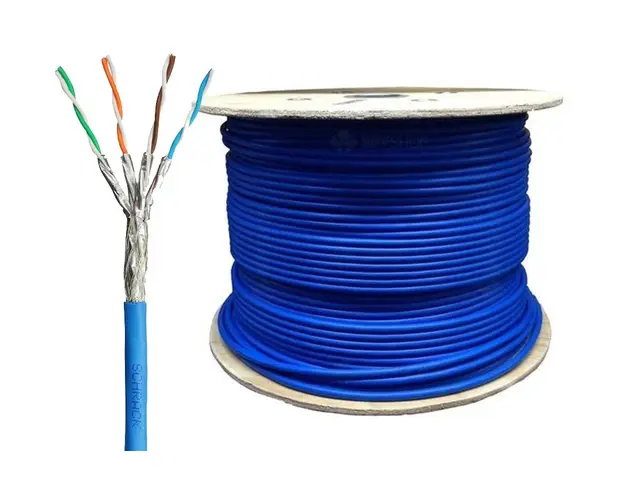 Cablu FTP cat7 Cupru Tambur 500M SCHRACK HSKP423HB/500