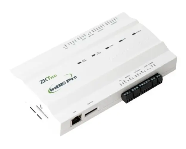 Centrala de control access si pontaj biometrica INBIO-1-2PRO, 1 usa bidirectionala, software ZKBioSecurity