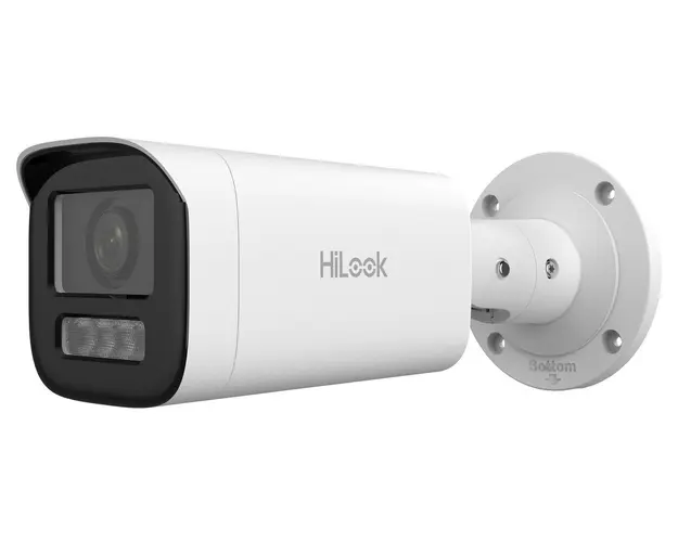 Camera IP exterior Hikvision HiLook IPC-B640HA-LZU(2.8-12mm), 4MP, Iluminare duala 50m, varifocala 2.8-12mm, microfon, slot card, PoE, IP67