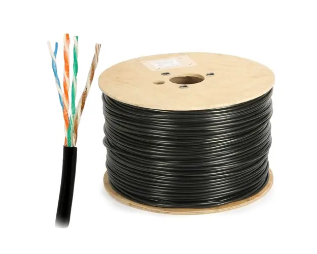 Cablu UTP CUPRU cu GEL, 305m, CAT5E, pentru exterior TAMBUR KAB0110