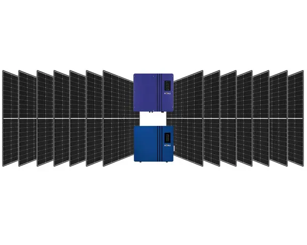 Kit sistem fotovoltaic hibrid monofazat, 5KW, Njoy KIT5KWMONO-NJ-380