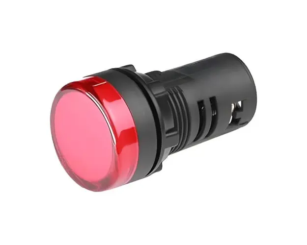 Lampa de semnalizare LED rosu, 24V AC/DC, Freder LS-R-D22/24V