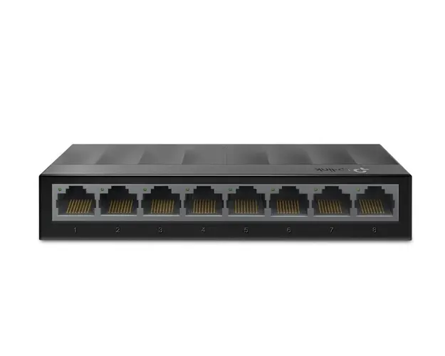 Switch TpLink LS1008G, 8 porturi, capacitate 16GBps, 3.9W, Tehnologia Green