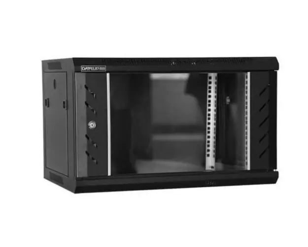 Rack 6U 19", DATEUP MP.6606.9001, 600x 600, montare perete, negru