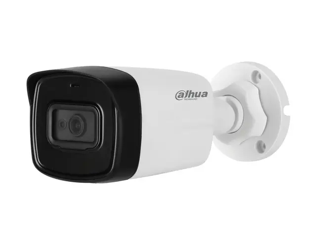 Camera bullet, Dahua, rezolutie 8 MP, lentila 3.6mm, IR 80m, HAC-HFW1800TL-A-036
