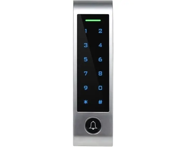 Control acces exterior, card EM si Mifare, taste touch, Wi-Fi, alarma si sonerie, compatibil cu aplicatia Tuya, IP66, SECUKEY H4-WiFi EM+Mifare