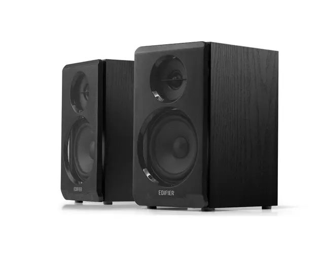 Boxe 10W RMS, 3.5inch, Edifier R33BT-BK, jack 3.5mm, AUX, Bluetooth, negru