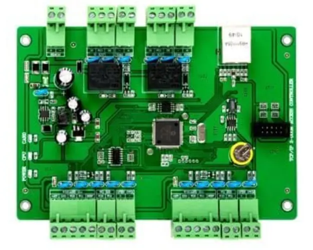 Centrala TCP/IP pentru acces turnichet cu doua usi, protocol Wiegand, Safer SAF-DSB200