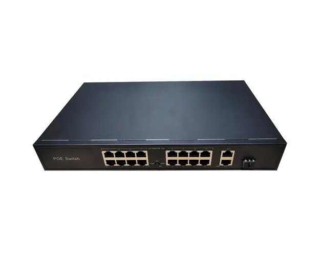 Switch PoE, 16 Porturi, 300W, 10/100Mbps SAF-POE5203-20
