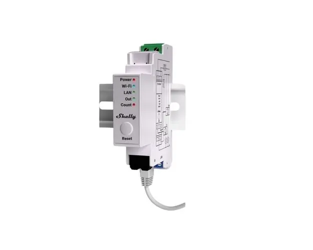 Releu inteligent monofazat Shelly Shelly PRO EM, 2x 50A, Wi-Fi, Bluetooth