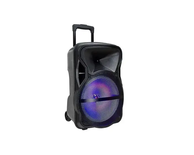Boxa portabila 50W RMS, 15"/38cm, V-Tac SKU-7738, USB, micro SD, radio FM, telecomanda, microfon cu fir si wireless