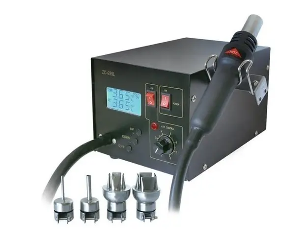 Statie de lipit cu aer cald, afisaj LCD, reglare digitala, SMD REWORK STATION SMD-ZD939L