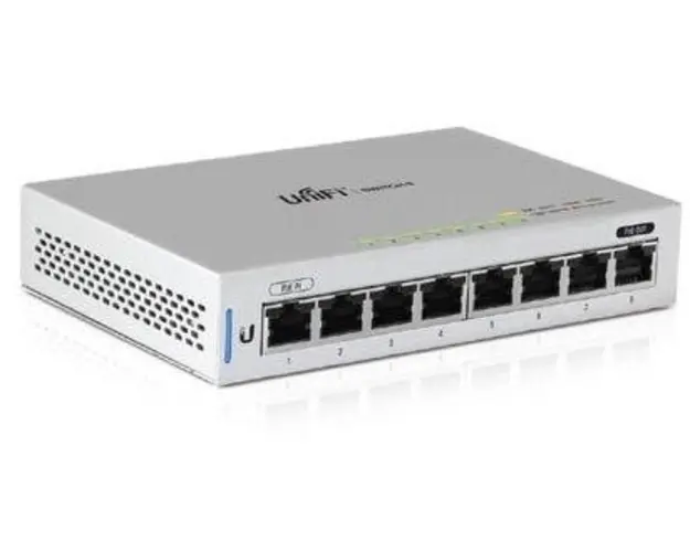 Switch PoE 8 porturi, 48W, 16Gbps, Ubiquiti US-8-60W