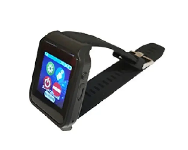 Bratara de tip Pager Y-P3-WAM, pentru personal medical/hotelier, LCD1.54", compatibil cu sisteme de apel wireless, IP67