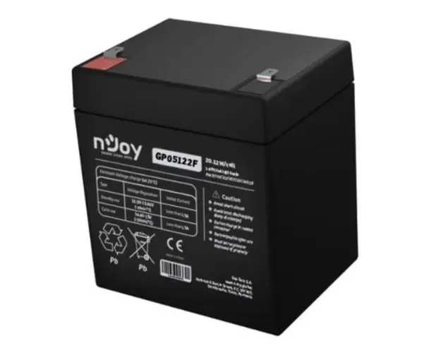 Baterie VRLA AGM, pentru UPS-uri,12V, Njoy GP05122F
