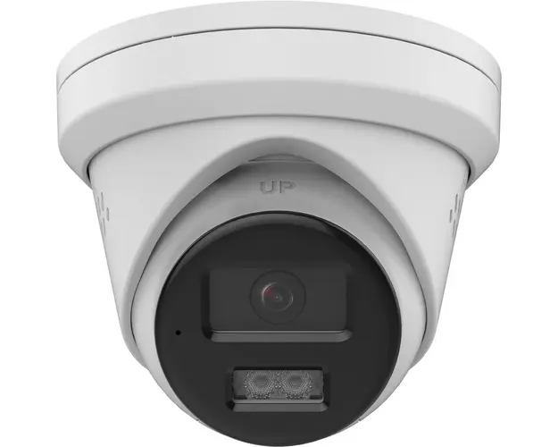 Camera supraveghere IP Hikvision HiLook IPC-T240HAP-LUF/SL, 4MP, Iluminare duala, Alarma, slot microSD, PoE