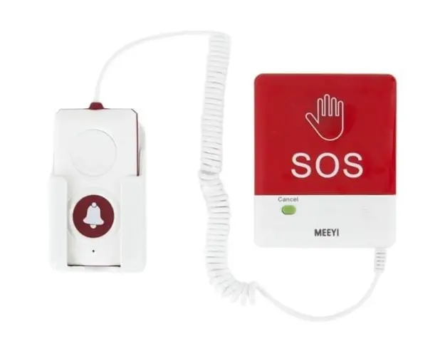 Buton de panica wireless, distanta de transmisie 300m, 12V, functia de apelare si anulare, YLI Y-FS2-WR-H