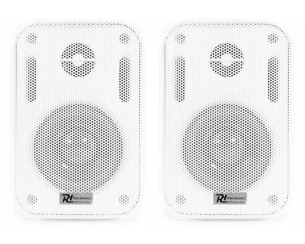 Set boxe Power Dynamics BC30V-WH, 60W, 100V, 8 Ohmi, IPX5, albe