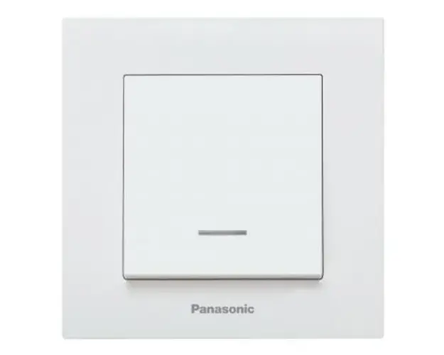 Intrerupator cu LED normal/deschis cu montaj incastrat, IP 20, Karre Plus Panasonic