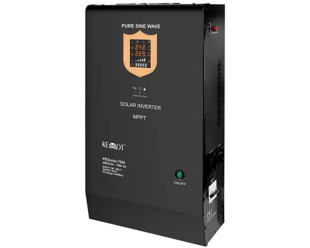 Invertor Solar OffGrid 48V, PV pana la 60A, 5000W, 7000VA, LCD, Kemot ProSolar URZ3434