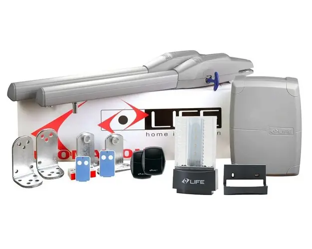 Kit automatizare poarta batanta 2x2 metri Life, OPTIMO2
