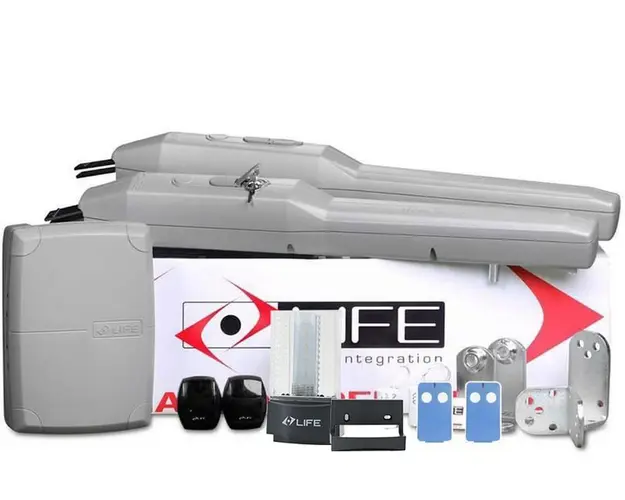 Kit automatizare poarta batanta 2x5 metri Life Optimo5