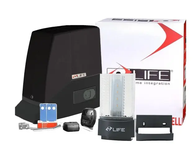 Kit automatizare Porti Culisante pana la 2T, 2000 KG Life Acer2000, Motor 230V, 1800N, 450W
