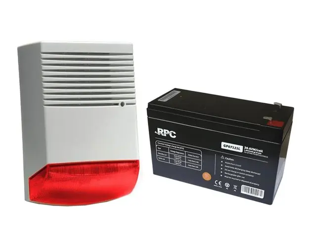 Kit sirena exterior BS1 si acumulator, KITBS1-AC