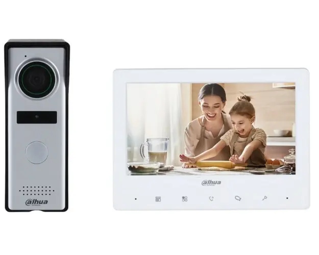 Videointerfon pentru 1 familie Dahua, Analogic cu montare aparenta KTA02