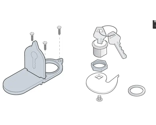 Deblocator manual cu cheie pentru OPTIMO 3, OPTIMO5, 5RI0930000