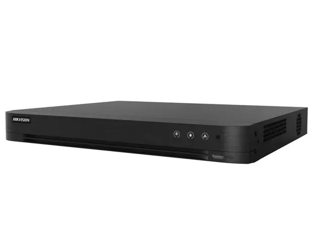 DVR 8 canale, 8 MP 4K, AcuSense, Audio prin coaxial, 2x port SATA, alarma, Hikvision iDS-7208HTHI-M2/S(C)/4A+8/4ALM