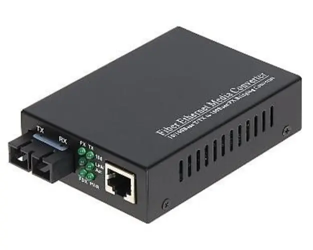 Media convertor MM 2 fibre, conectori SC 1000MB/s, max 2KM, OMG2-MM