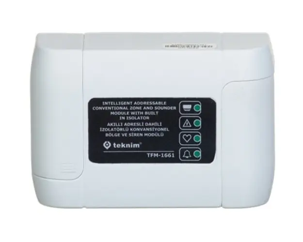 Modul de conversie si alimentare detectori/bucle conventionale in adresabile, 24V, izolator integrat, TEKNIM TFM-1661